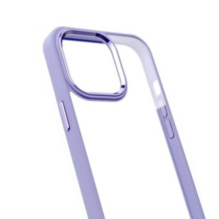 iPhone 11 Clear Hybrid Bumper Case Cover - Purple | Australia