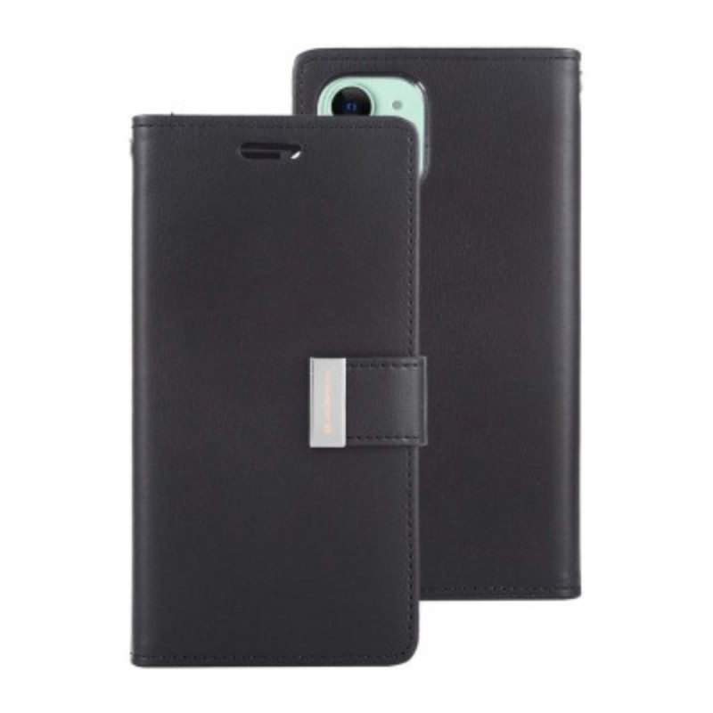 iPhone 11 Leather Wallet Flip Diary Case Cover - Black | Australia