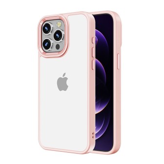 iPhone 15 Pro Clear Hybrid Bumper Case Cover - Pink | Australia