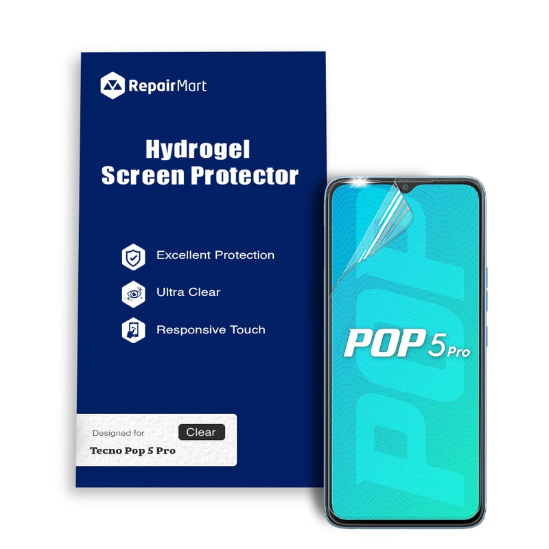 Tecno Pop 5 Pro Hydrogel Screen Protector