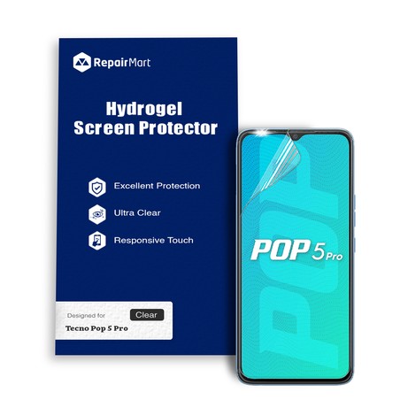Tecno Pop 5 Pro Hydrogel Screen Protector