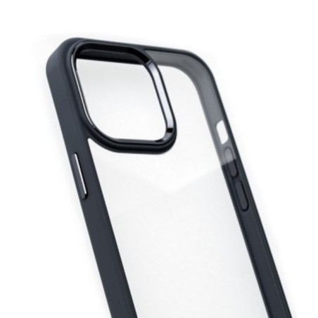 iPhone 11 Pro Max Clear Hybrid Bumper Case Cover - Black | Australia