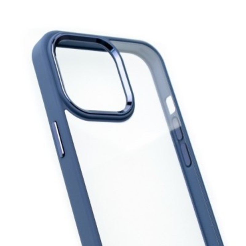 iPhone 11 Pro Max Clear Hybrid Bumper Case Cover - Blue | Australia