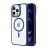iPhone 13 Pro Max MagSafe Compatible Clear Hybrid Case Cover - Blue