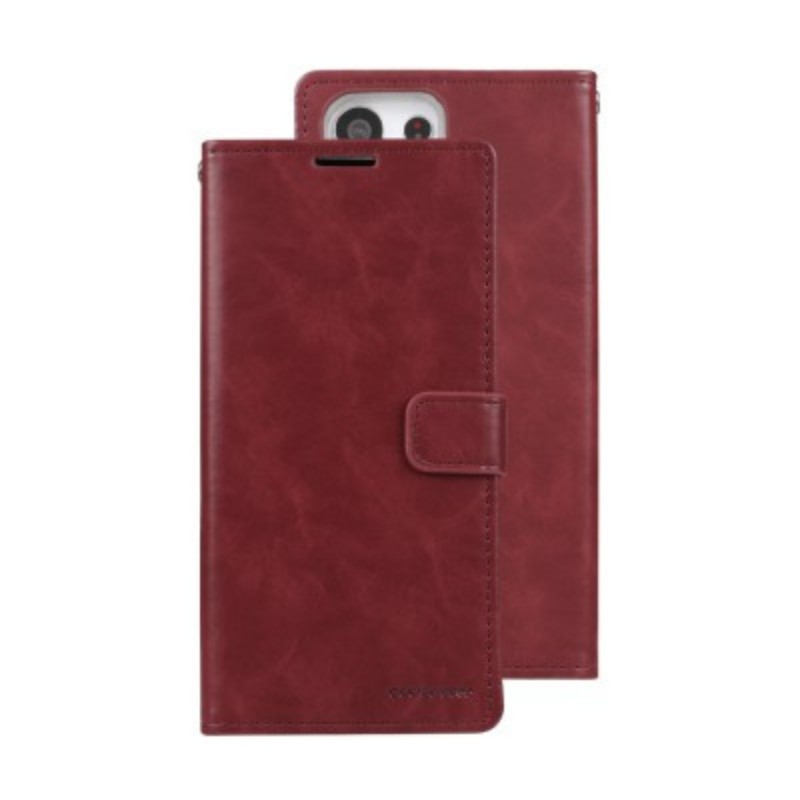 Samsung Galaxy S23 Ultra Blue Moon Diary Case Cover - Wine | Australia