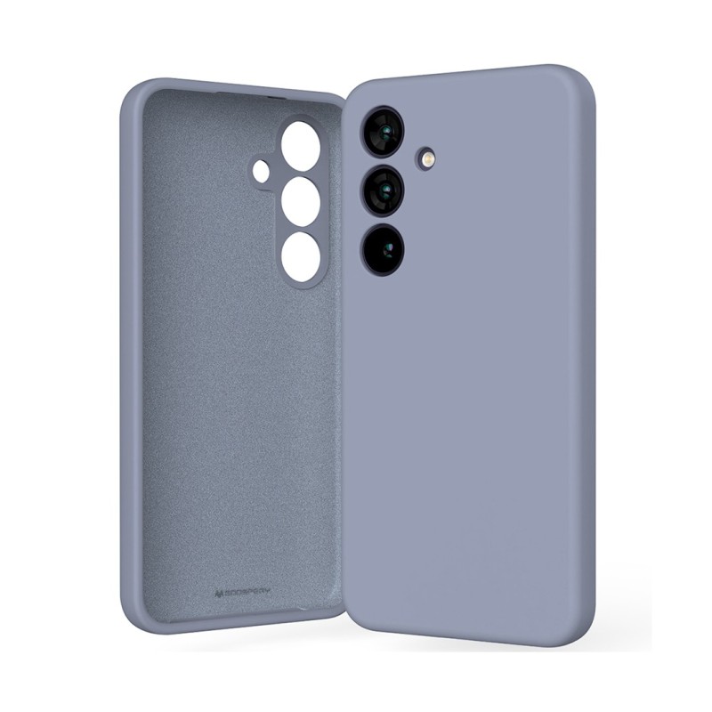 Samsung Galaxy S23 Silicone Grey Case Cover - Lavender | Australia