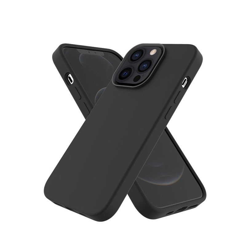 iPhone 13 / 14 Liquid Silicone Case Cover - Black | Australia