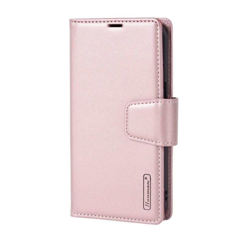 iPhone 17 Air Leather Wallet Flip MagSafe Compatible Case Cover - Rose