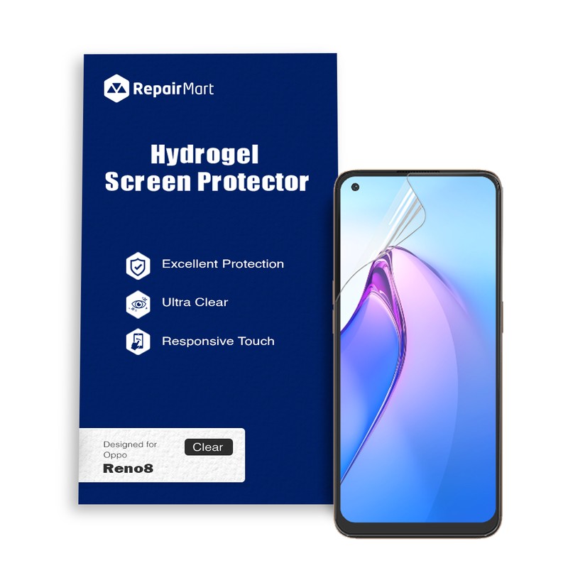 Oppo Reno8 Hydrogel Screen Protector Film Guard Cover Sheet