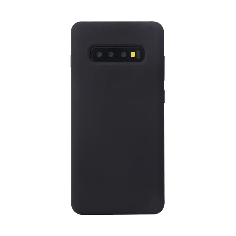Samsung Galaxy S10 Plus Liquid Silicone Case Cover - Black | Australia
