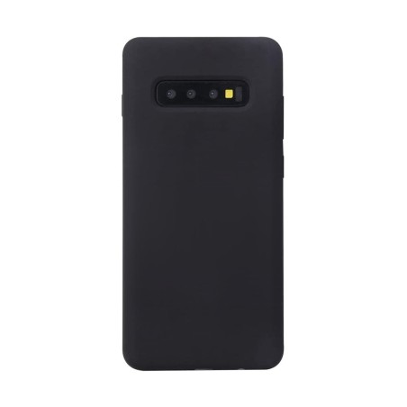 Samsung Galaxy S10 Plus Liquid Silicone Case Cover - Black | Australia