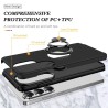 Samsung Galaxy S26 Ultra Shockproof with Ring Holder Stand MagSafe Compatible Com