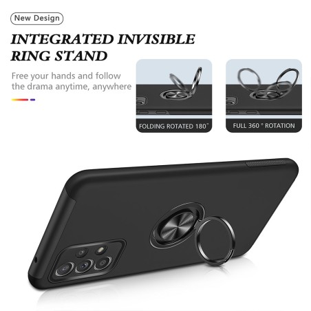 Samsung Galaxy A52 Shockproof with Ring Holder Stand MagSafe Compatibl