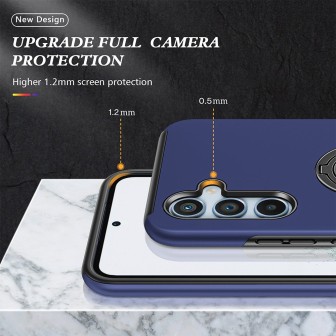 Samsung Galaxy S24 FE Shockproof with Ring Holder Stand MagSafe Compatible Compat