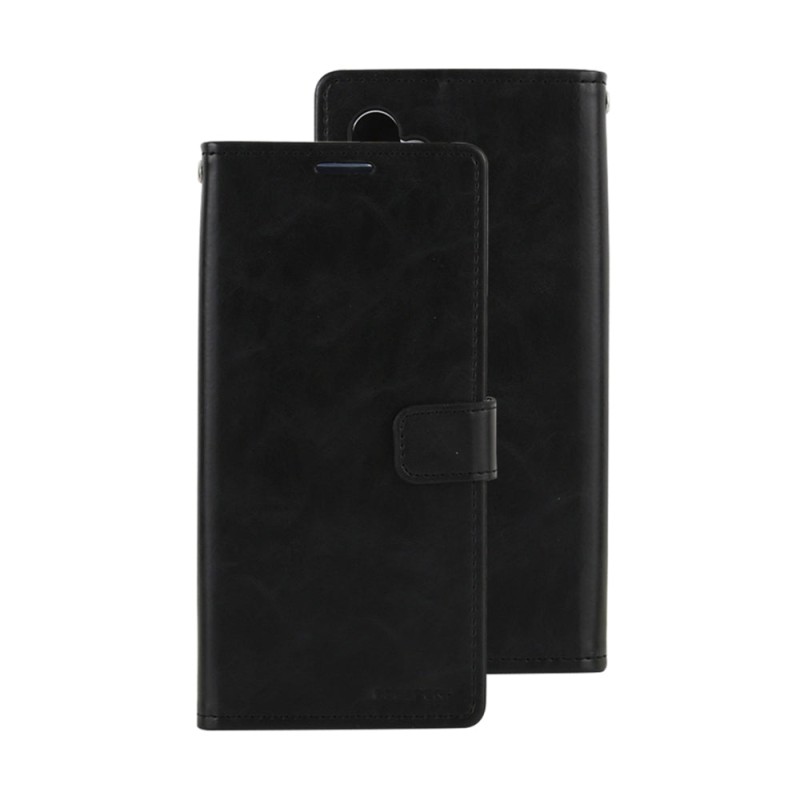 Samsung Galaxy A11 Leather Wallet Flip Diary Case Cover - Black