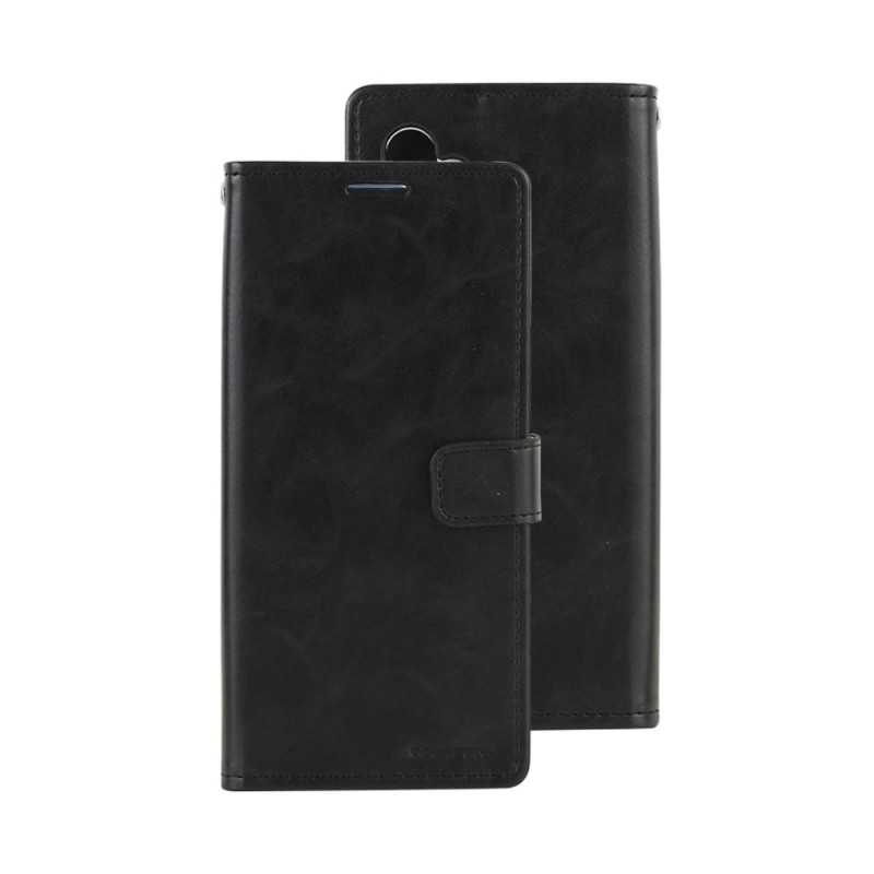 Samsung Galaxy A13 Leather Wallet Flip Diary Case Cover - Black