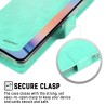Samsung Galaxy A35 Leather Wallet Flip Diary Case Cover - Black
