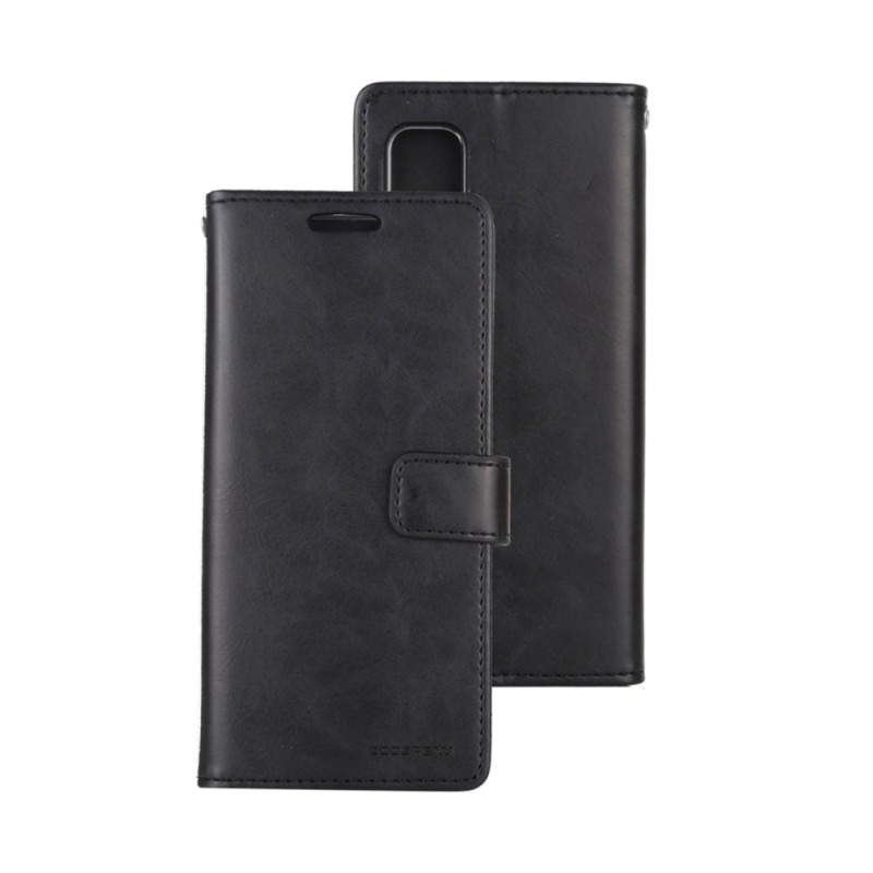 Samsung Galaxy S20 FE Leather Wallet Flip Diary Case Cover - Black