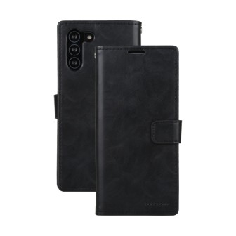 Samsung Galaxy S21 Plus Leather Wallet Flip Diary Case Cover - Black