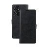 Samsung Galaxy S21 Ultra Leather Wallet Flip Diary Case Cover - Black