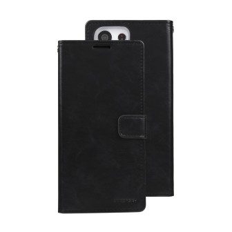 Samsung Galaxy S24 Ultra Leather Wallet Flip Diary Case Cover - Black