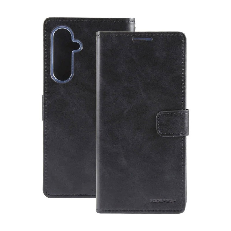 Samsung Galaxy S24 FE MagSafe Compatible Leather Wallet Flip Diary Cas