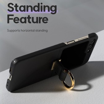 Samsung Galaxy Z Flip6 Shockproof with Ring Holder Stand Case Cover
