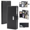 Samsung Galaxy S24 Ultra Leather Wallet Flip Diary Case Cover - Black