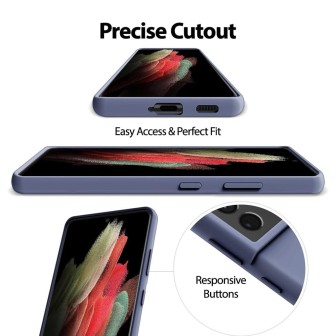 Samsung Galaxy S21 Ultra Soft Silicone Case Cover - Black | Australia