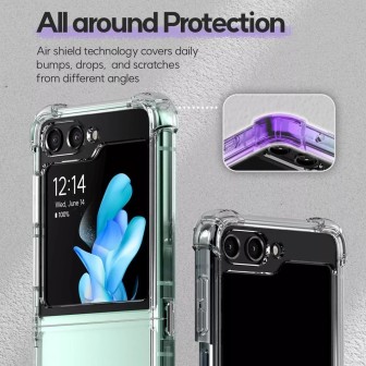 Samsung Galaxy Z Flip6 Slim Shockproof Clear Case Cover | Australia