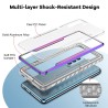 Samsung Galaxy S23 Plus Heavy-Duty Armor Shockproof Case Cover - Black