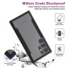 Samsung Galaxy S24 Ultra Heavy-Duty Armor Shockproof Case Cover - Blac