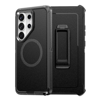 Samsung Galaxy S26 Ultra Rugged Armor Belt Clip Holster MagSafe Compatible Compat