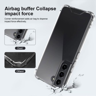 Samsung Galaxy S22 Crystal Clear Hybrid Shockproof Case Cover