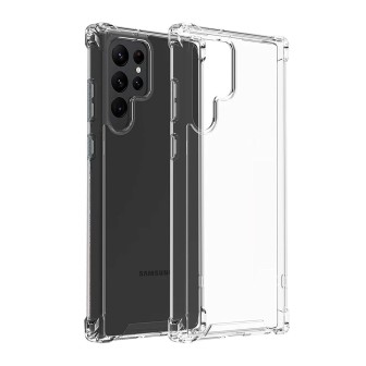 Samsung Galaxy S23 Ultra Crystal Clear Hybrid Shockproof Case Cover
