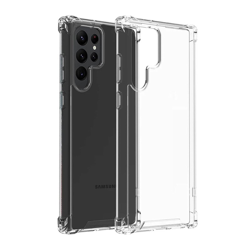 Samsung Galaxy S23 Ultra Crystal Clear Hybrid Shockproof Case Cover