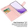 Samsung Galaxy S23 Leather Wallet Flip Diary Case Cover - Navy