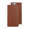 Samsung Galaxy S23 Ultra Leather Wallet Flip Diary Case Cover - Brown