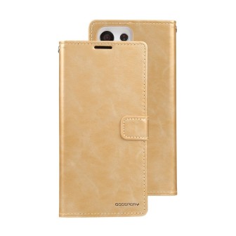 Samsung Galaxy S23 Ultra Leather Wallet Flip Diary Case Cover - Gold