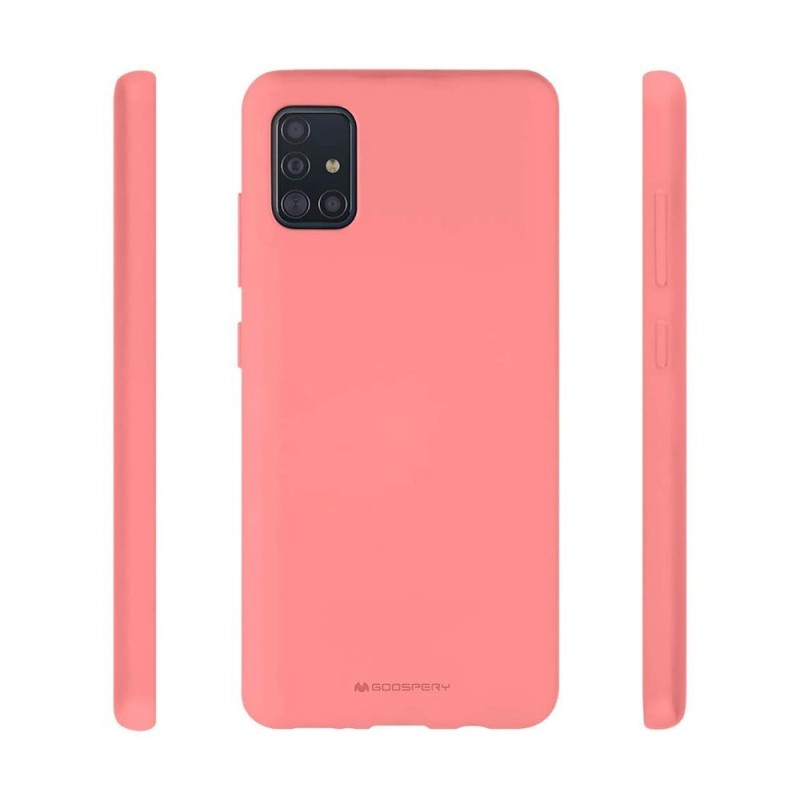 Samsung Galaxy A71 / A7 Soft Feel Jelly Case Cover - Pink | Australia