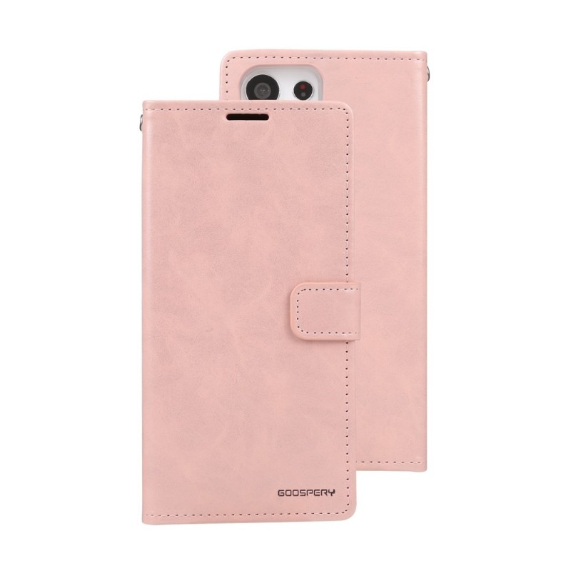 Samsung Galaxy S23 Ultra Leather Wallet Flip Diary Case Cover - Rose G