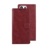 Samsung Galaxy S23 Ultra Leather Wallet Flip Diary Case Cover - Wine