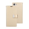 Samsung Galaxy S23 Leather Wallet Flip Diary Case Cover - Gold