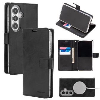 Samsung Galaxy S26 MagSafe Compatible Leather Wallet Flip Diary Case C