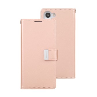 Samsung Galaxy S23 Leather Wallet Flip Diary Case Cover - Rose Gold