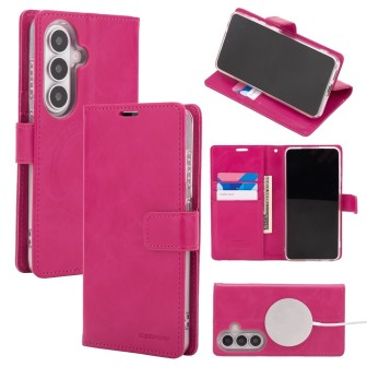 Samsung Galaxy S26 Plus MagSafe Compatible Leather Wallet Flip Diary C