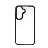 Samsung Galaxy A57 Clear with Metal Camera Frame Case Cover - Black