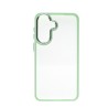 Samsung Galaxy A57 Clear with Metal Camera Frame Case Cover - Black