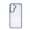 Samsung Galaxy A57 Clear with Metal Camera Frame Case Cover - Blue