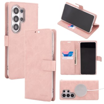 Samsung Galaxy S26 Ultra MagSafe Compatible Leather Wallet Flip Diary